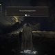 An Elden Ring player stands above a dev message in a dark cave at the beginning of the game informing him of a cave of knowledge in front of the entrance of a dark pit.